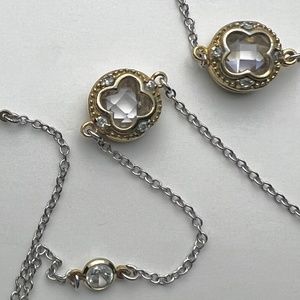 Fashion necklace with CZs